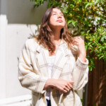 Soft as rose petals virgin wool vintage blazer