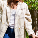 Soft as rose petals virgin wool vintage blazer