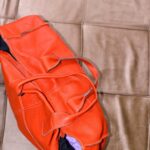 Timeless oranges for fall Parisian bag