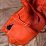Timeless oranges for fall Parisian bag