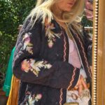 Love paradise quilted embroidered dream jacket