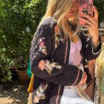 Love paradise quilted embroidered dream jacket