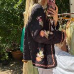Love paradise quilted embroidered dream jacket