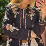 Love paradise quilted embroidered dream jacket