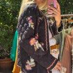 Love paradise quilted embroidered dream jacket