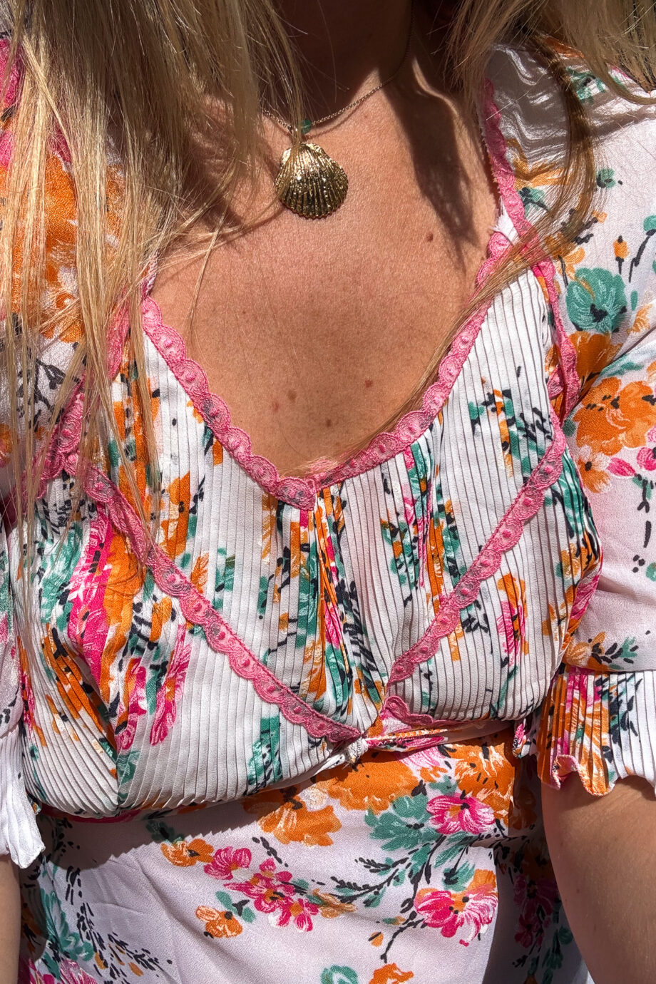 A garden in motion romantic floral dress