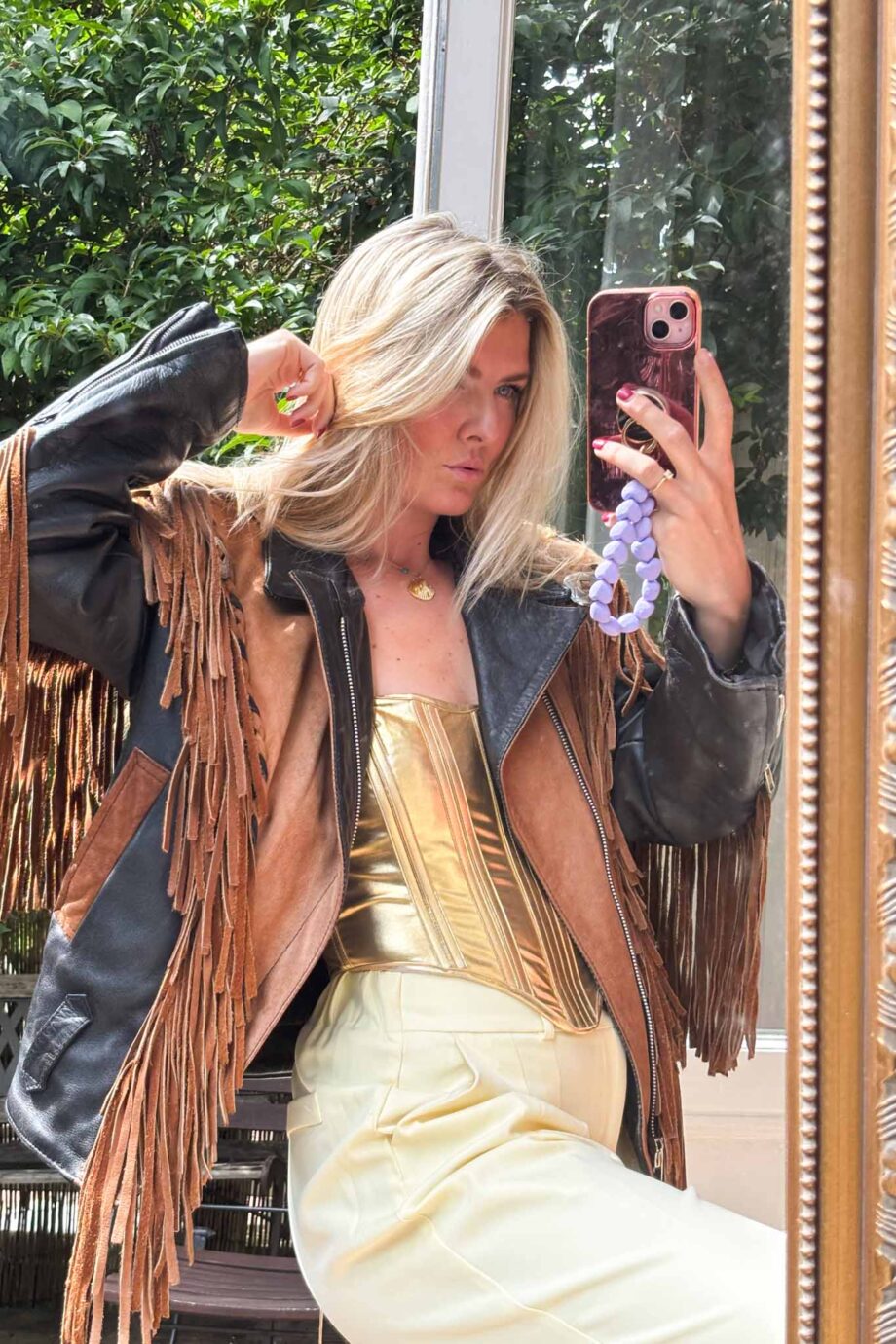 The Western orginal 1970s suede fringe jacket