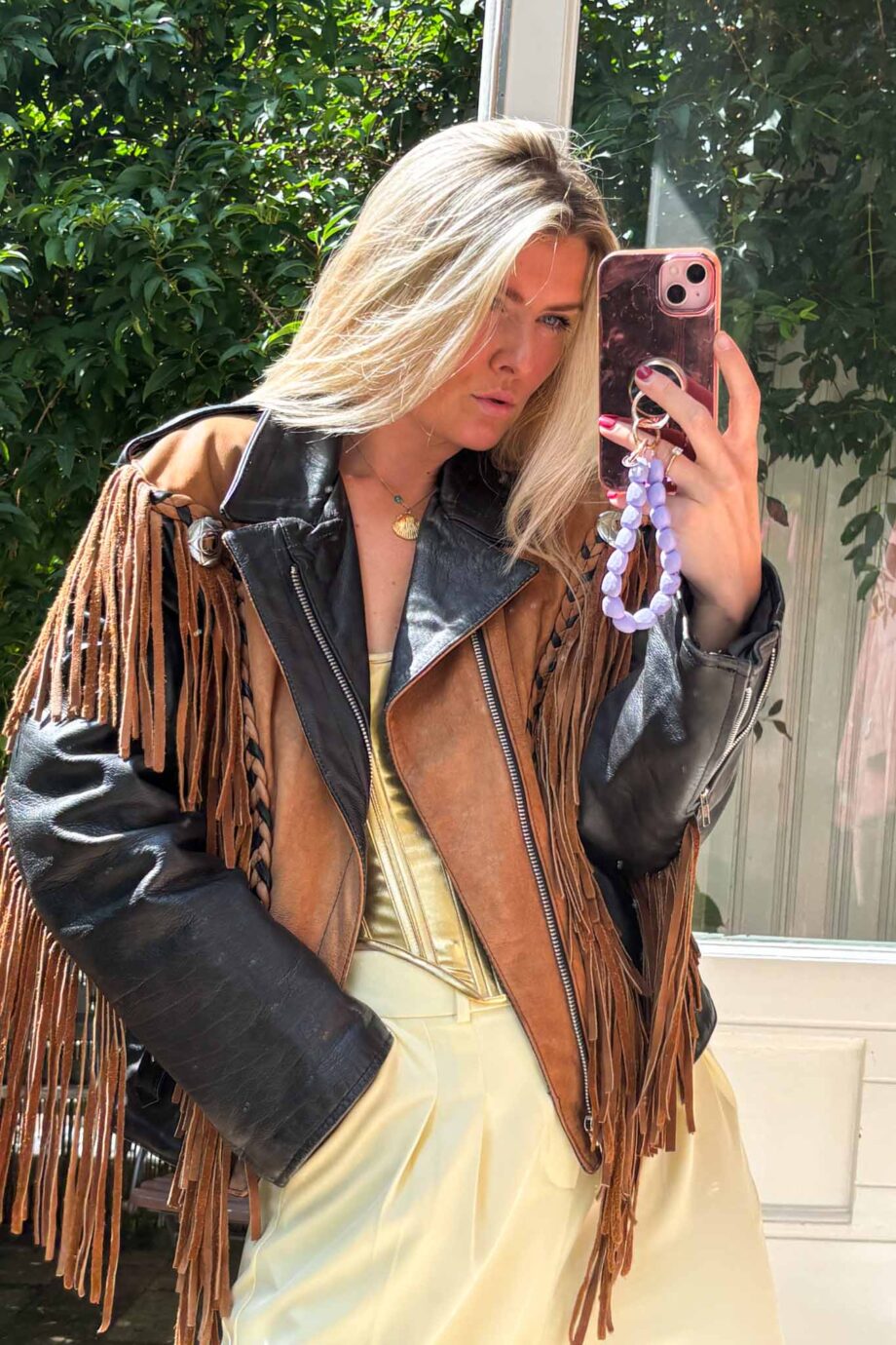 The Western orginal 1970s suede fringe jacket