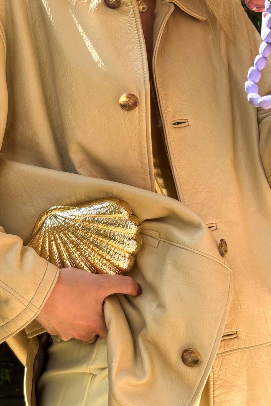Butter soft beurre doux leather jacket