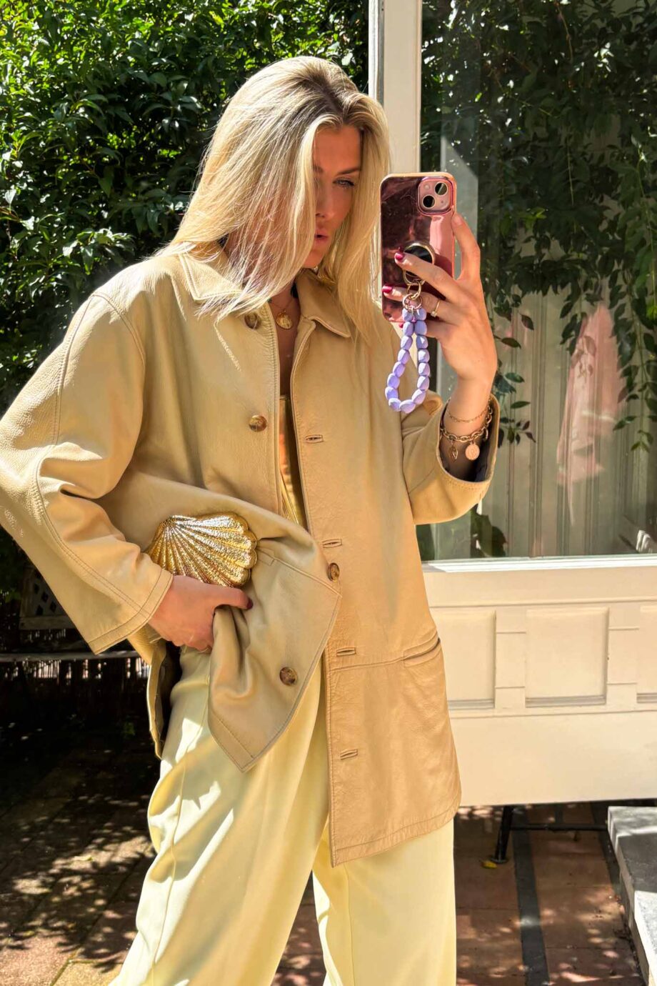 Butter soft beurre doux leather jacket