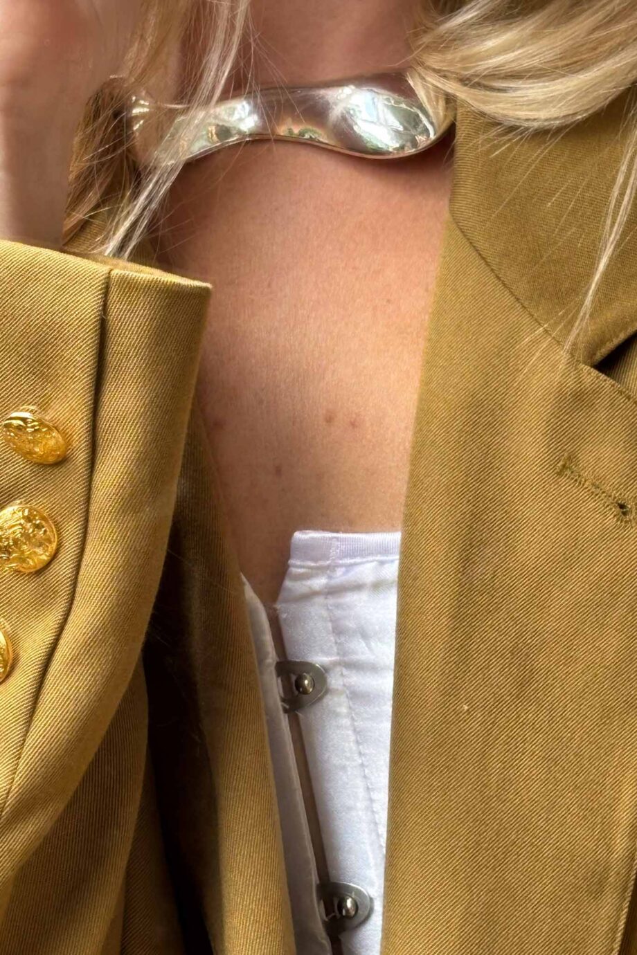 L'été esthétique camel Parisian oversized blazer