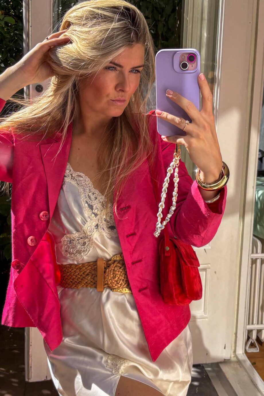 The Fuchsia stealing hearts blazer
