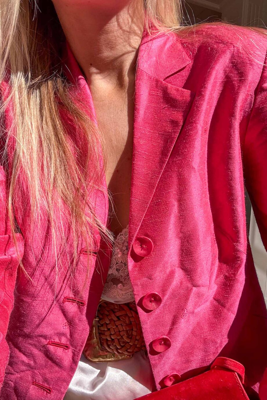 The Fuchsia stealing hearts blazer