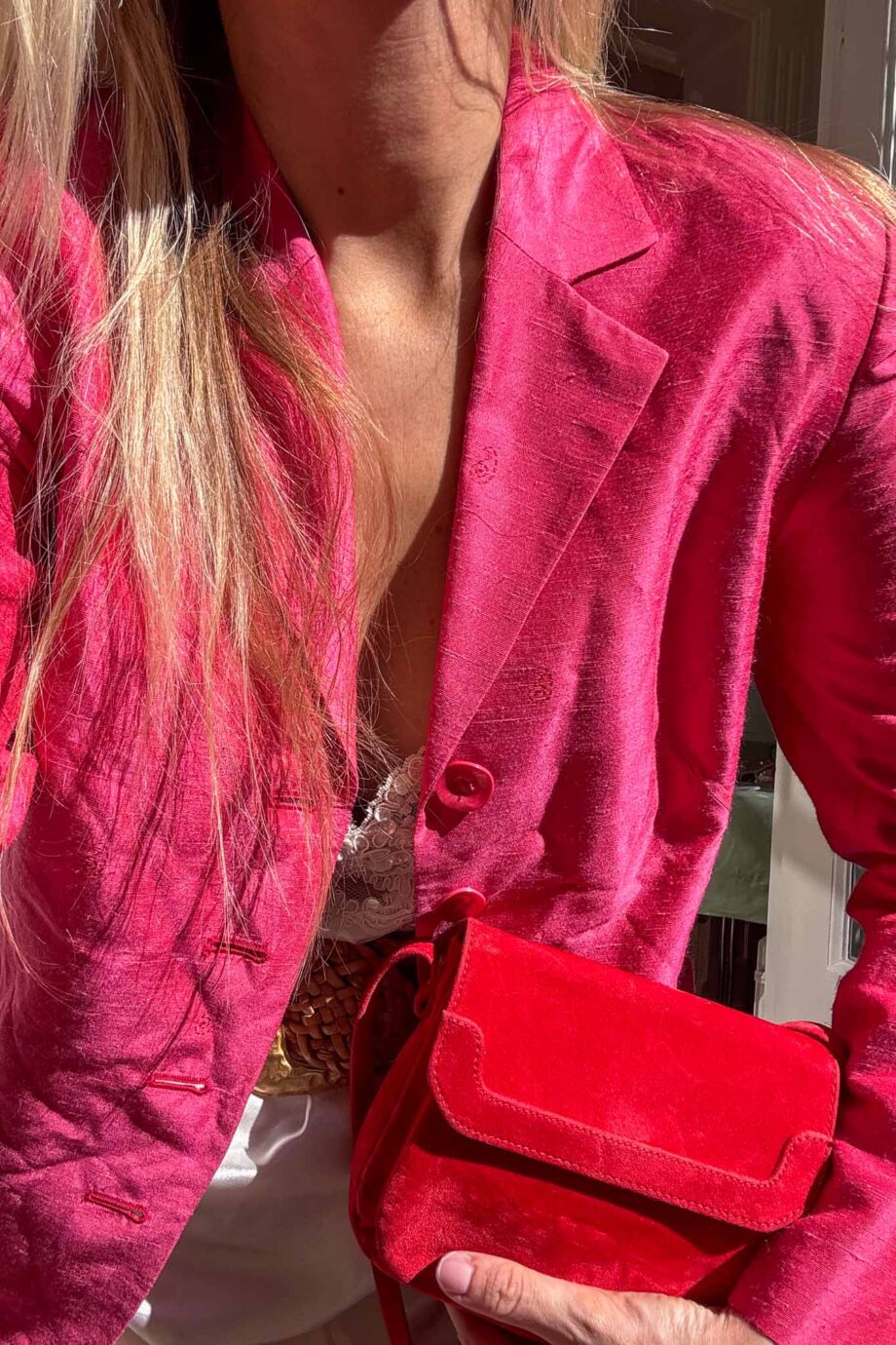 The Fuchsia stealing hearts blazer