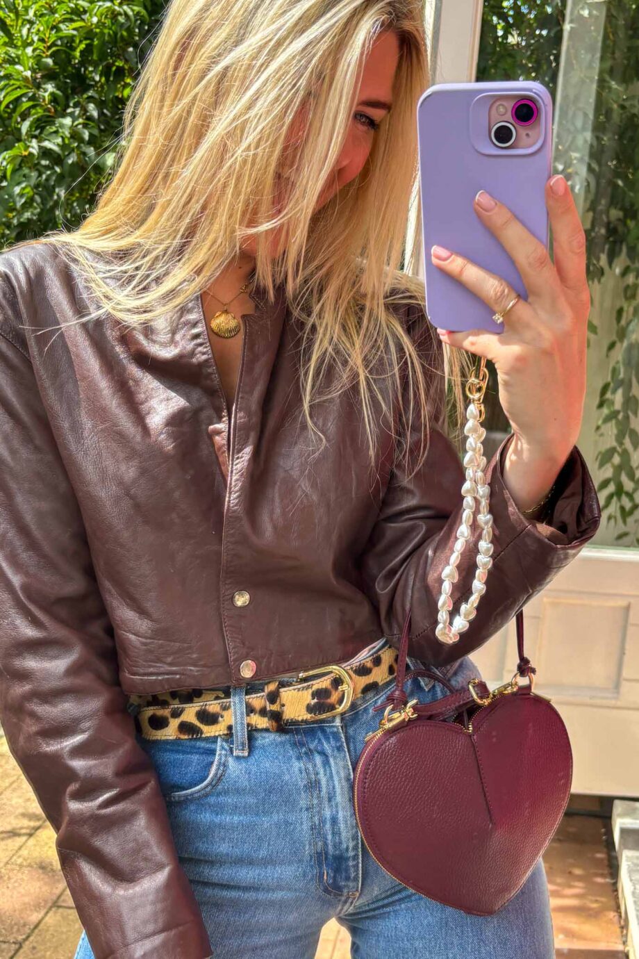 The Chocolate Parisian  leather jacket