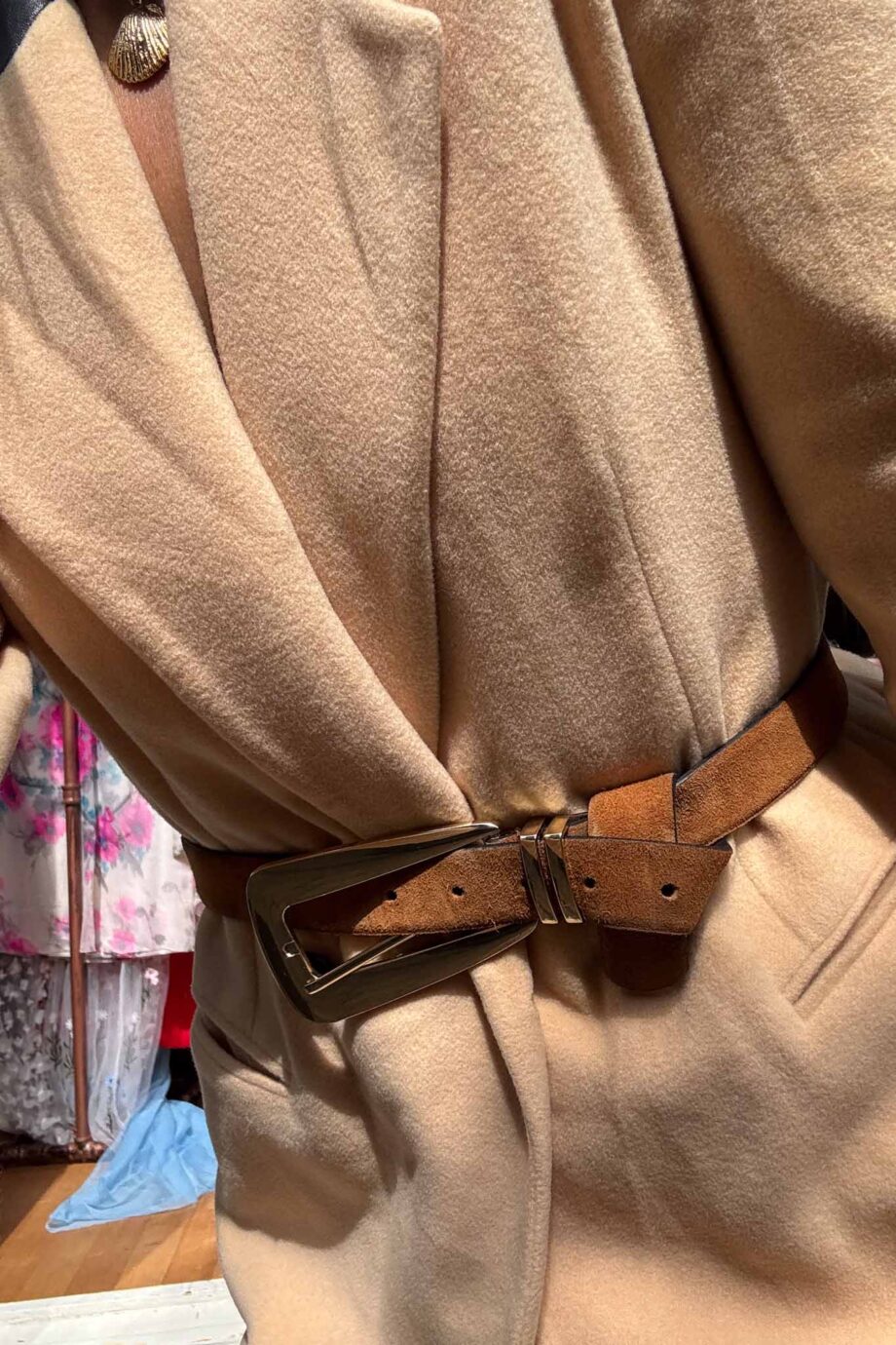 The milano edge blazer cashmere & leather