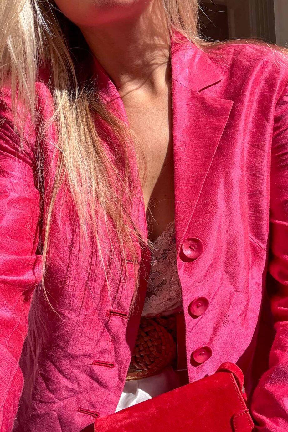 The Fuchsia stealing hearts blazer