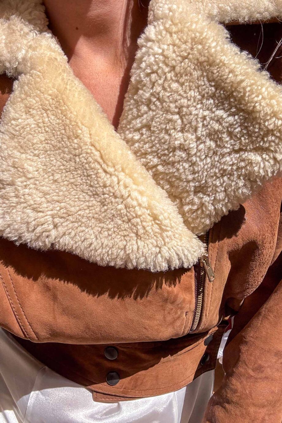 Bomber it babe short lammy coat