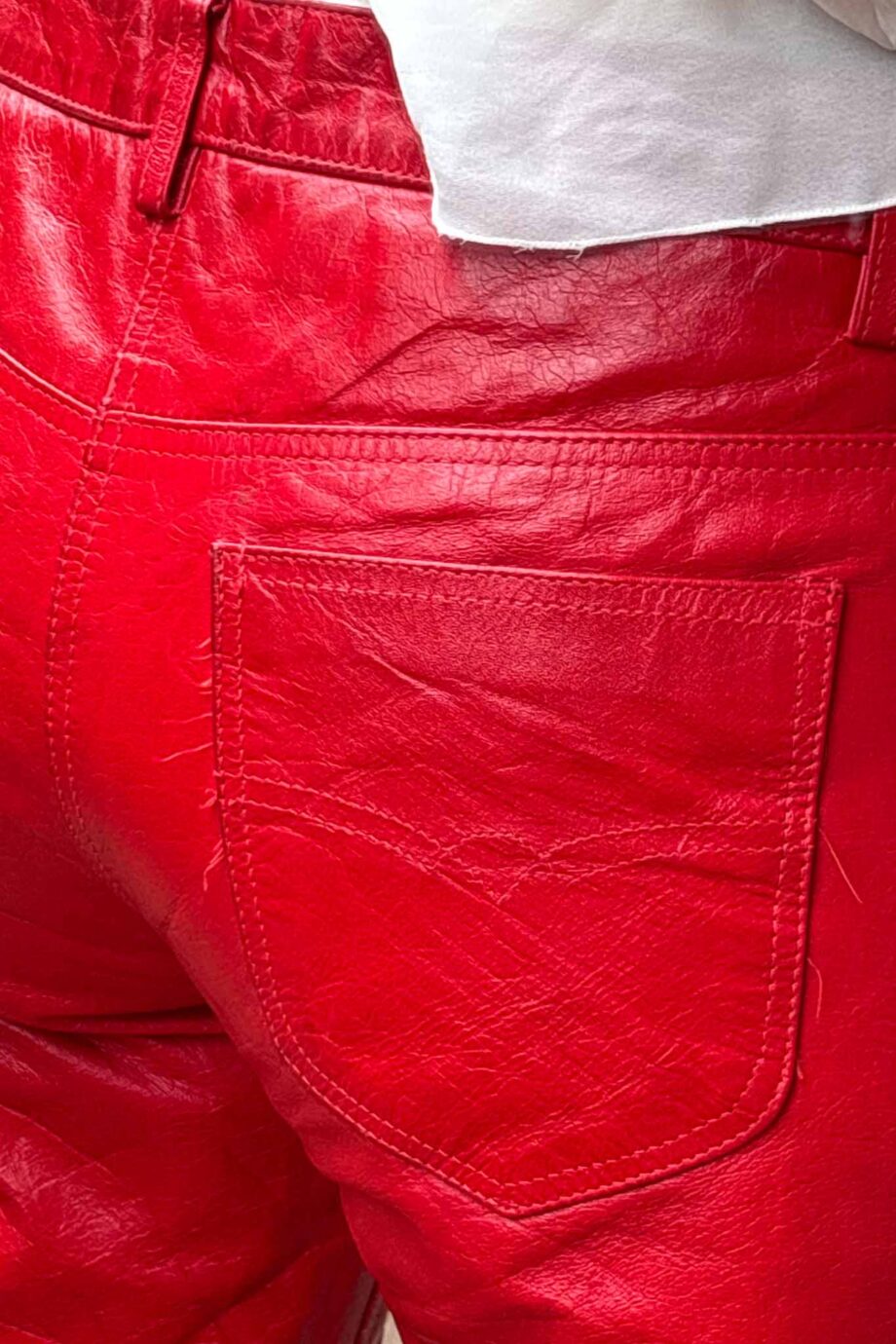 The Rouge Marais genuine leather pants