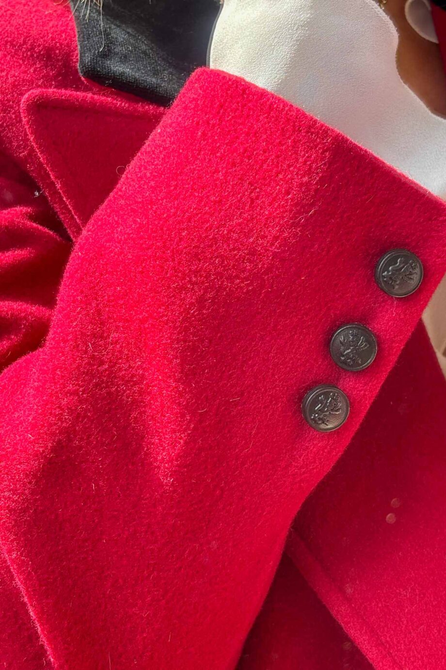 The bordeaux Montparnasse woolen vintage blazer