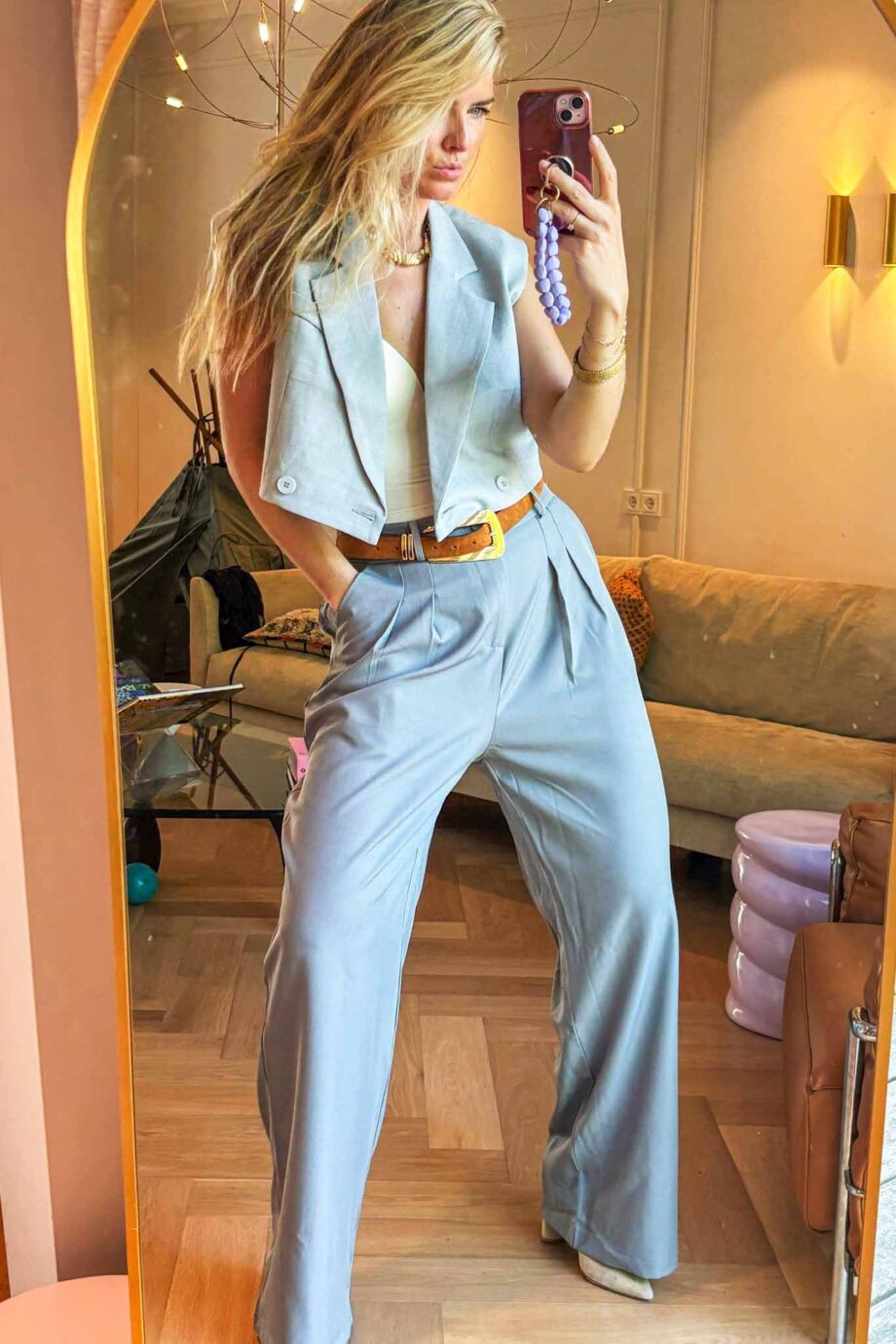 The sky blue wonders aesthetic pantalon