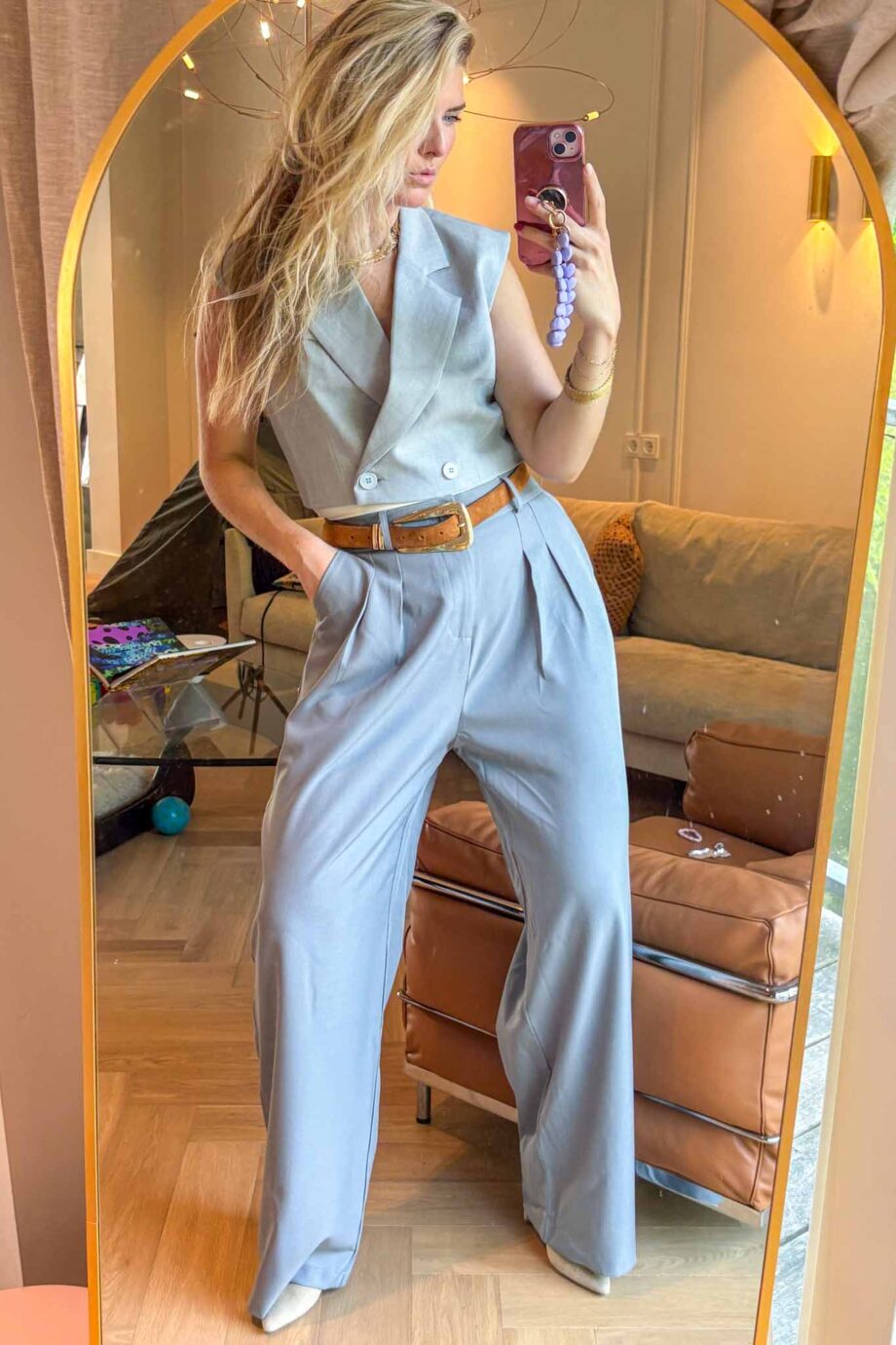 The sky blue wonders aesthetic pantalon