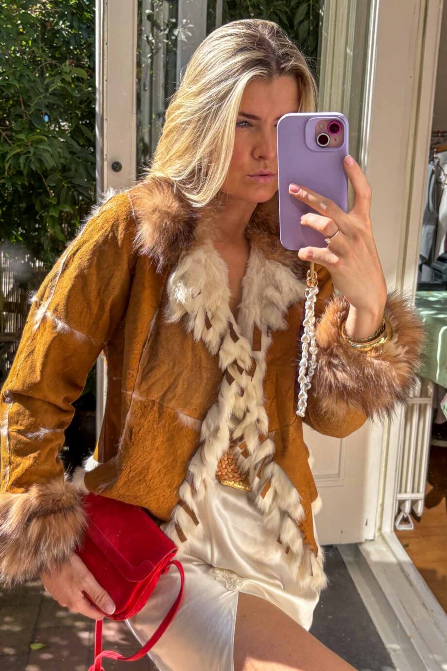 The 1970s caramel shearling lammy coat
