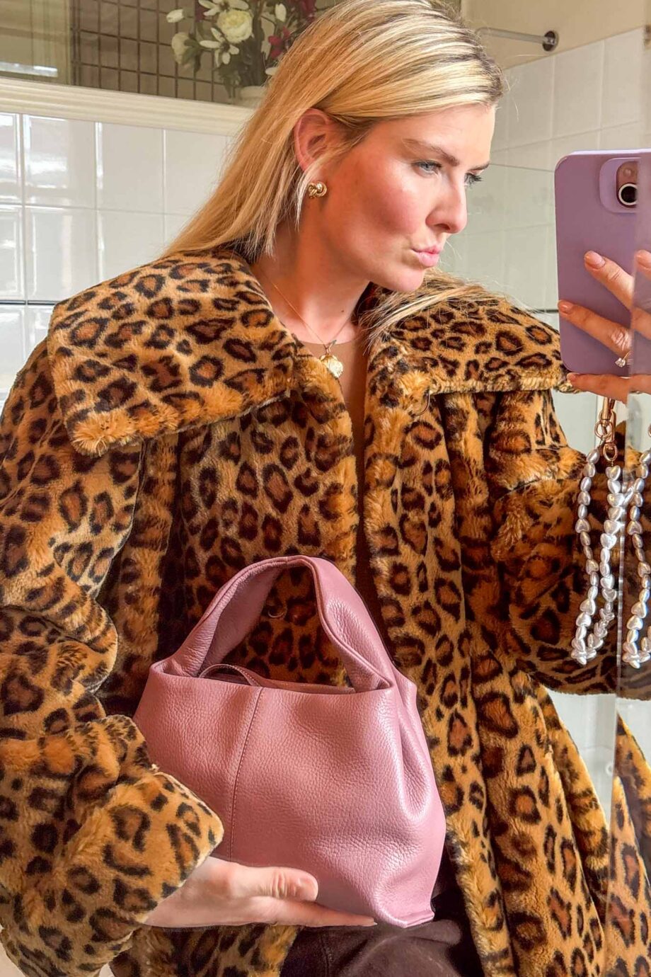 Rive Gauche midnight panther coat