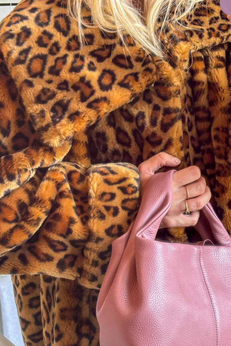 Rive Gauche midnight panther coat