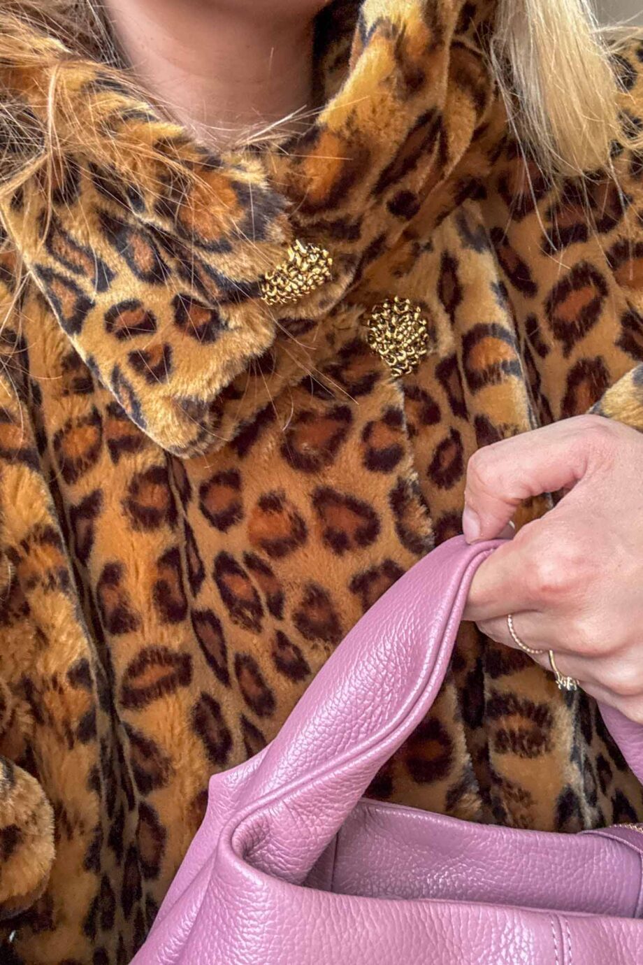 Rive Gauche midnight panther coat