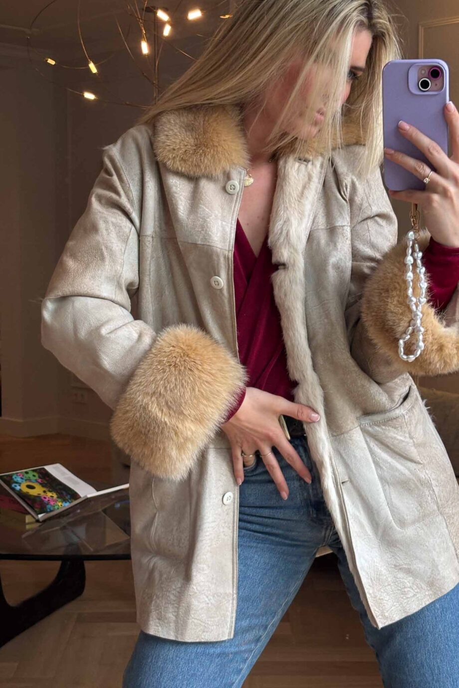 Moonstone lammy penny lane coat