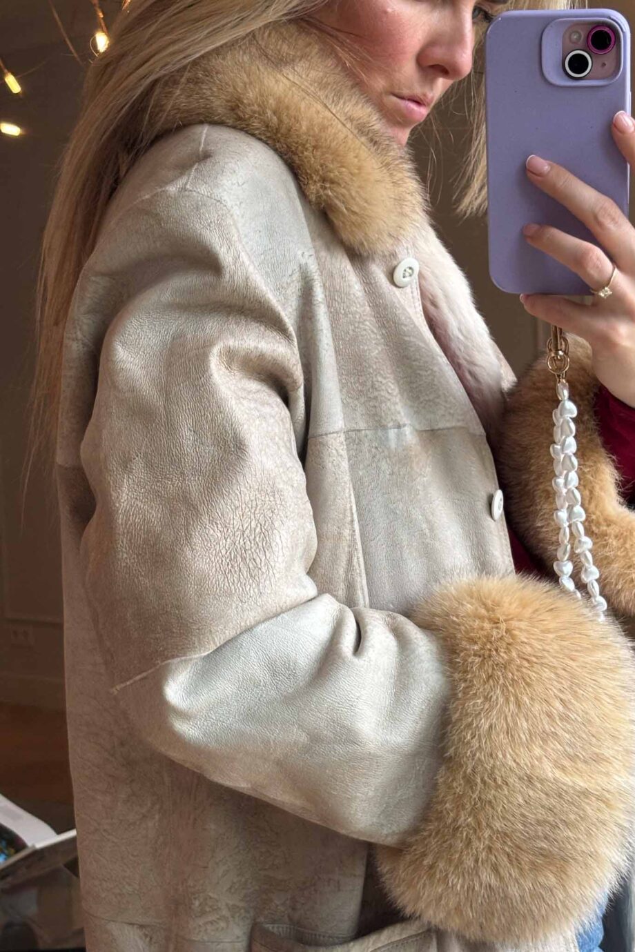 Moonstone lammy penny lane coat