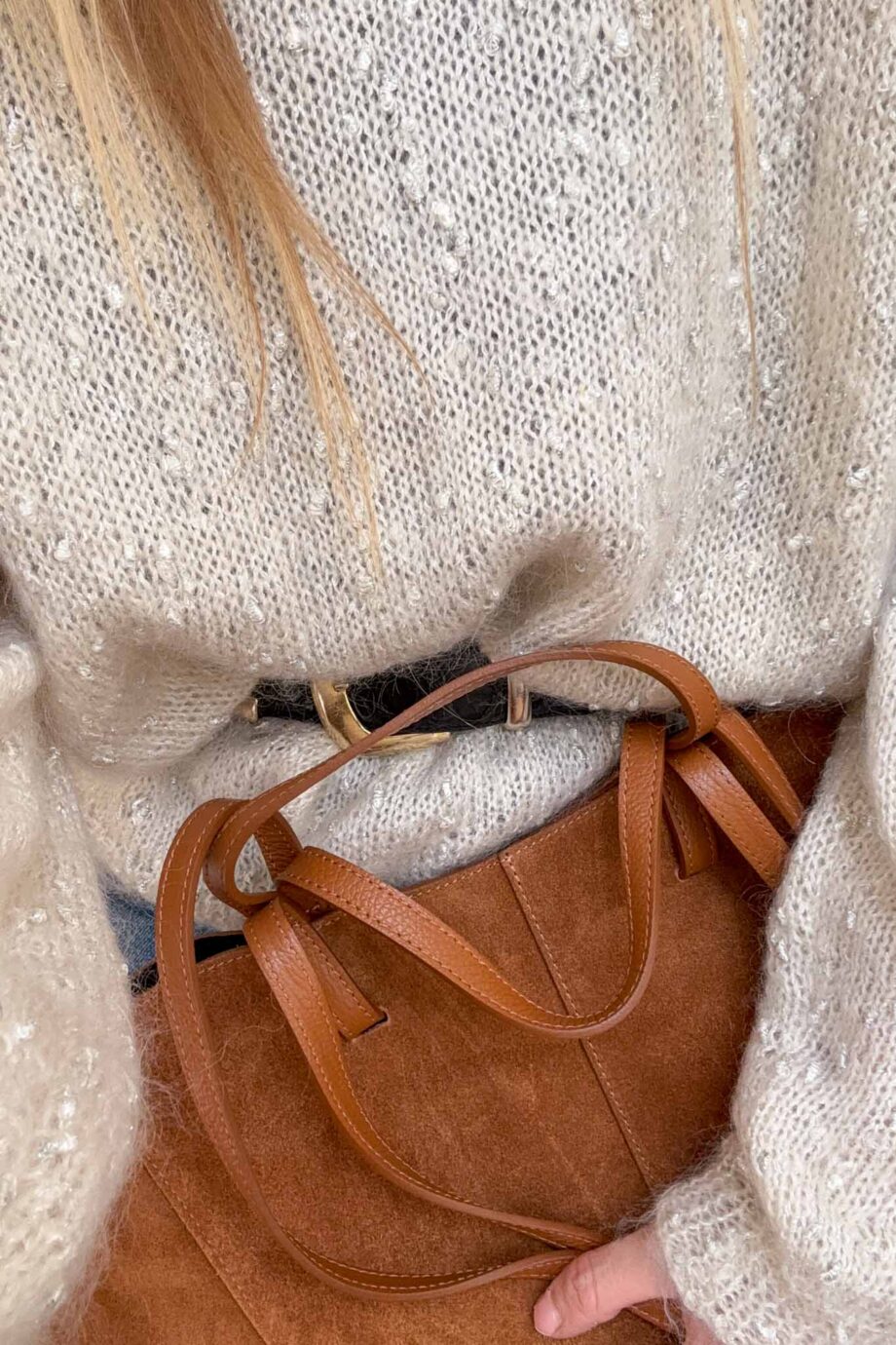 Crema amore mohair knit