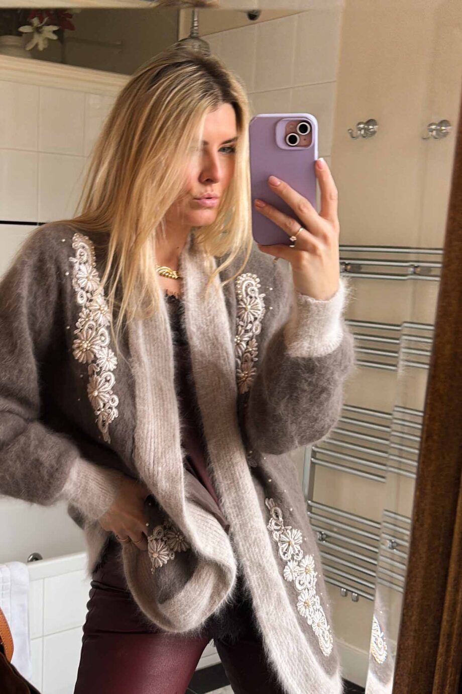 Full moon soft maxi cardigan