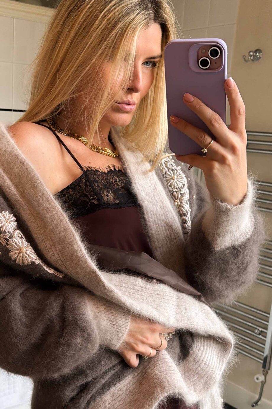 Full moon soft maxi cardigan