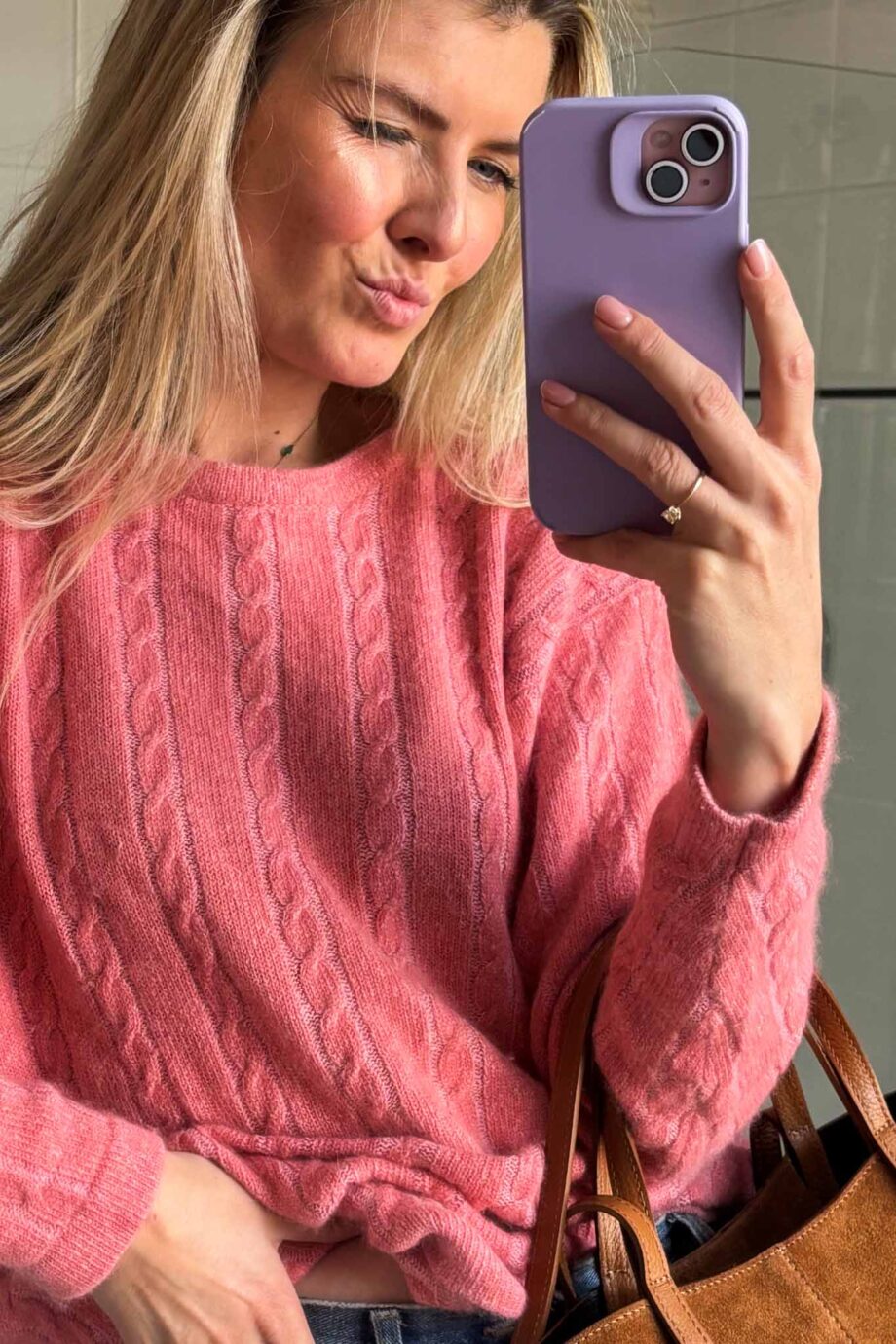 Ethereal softness mohair Italian knit