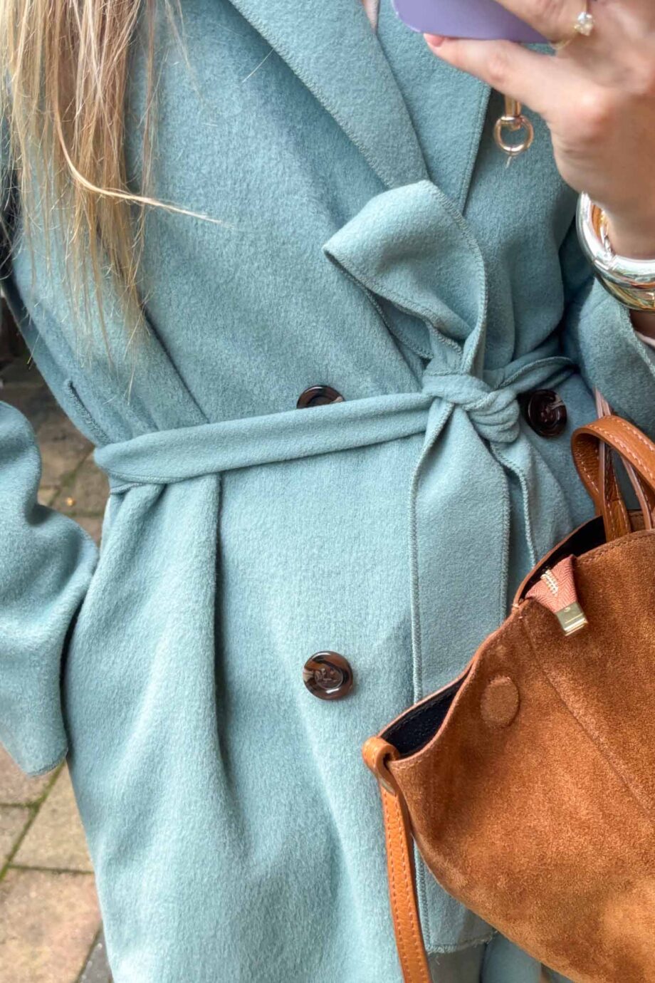 Celeste luxe Italian woolen coat