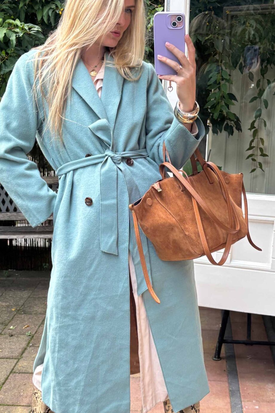 Celeste luxe Italian woolen coat