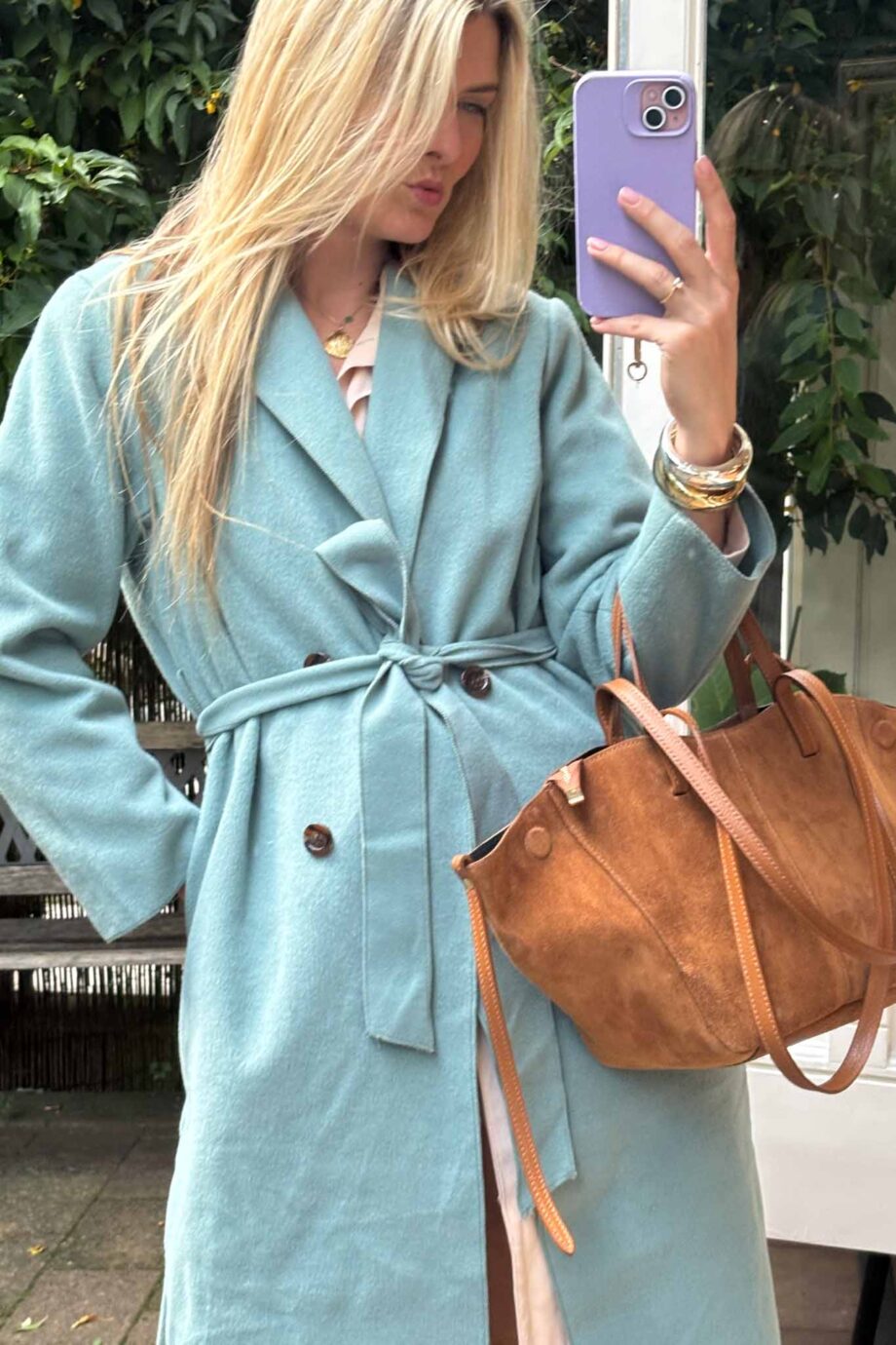 Celeste luxe Italian woolen coat