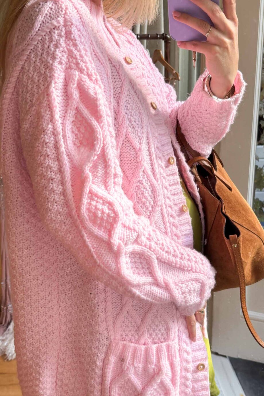 Rosa classica vintage cardigan