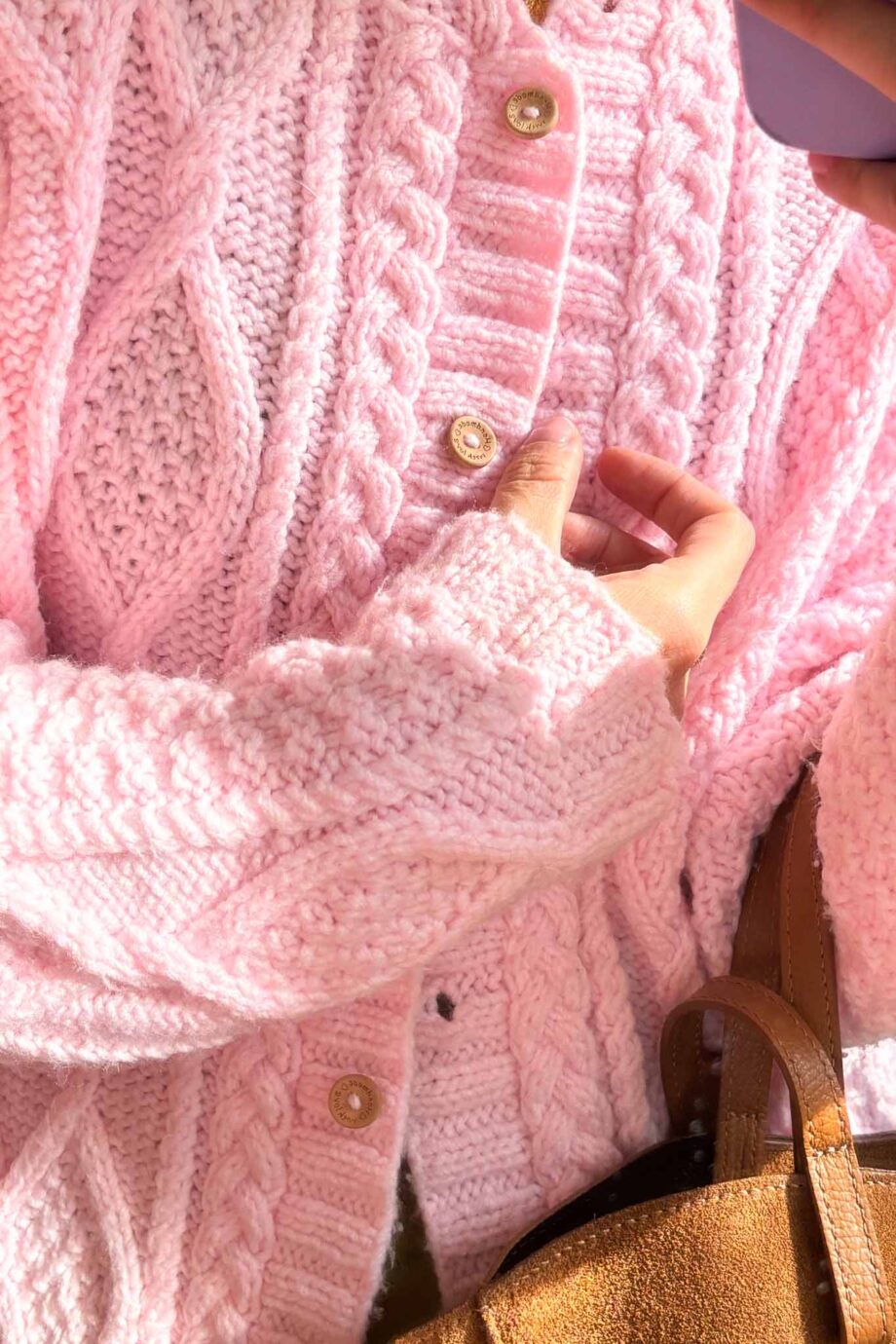 Rosa classica vintage cardigan