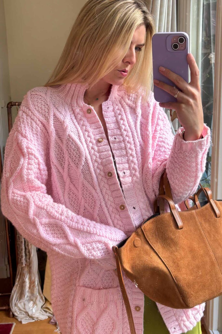 Rosa classica vintage cardigan