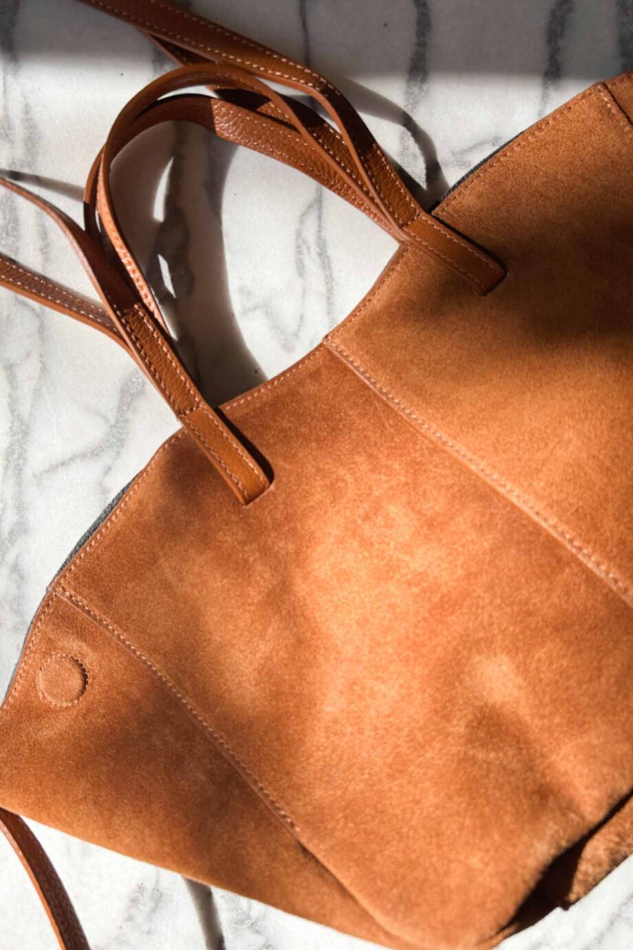 The suede velluto Italian fall chic bag