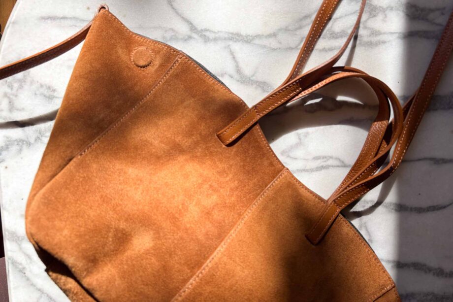 The suede velluto Italian fall chic bag