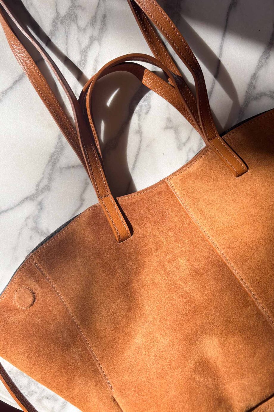 The suede velluto Italian fall chic bag