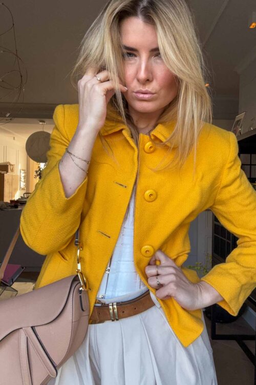 The 60s Cashmere SunLight Blazer