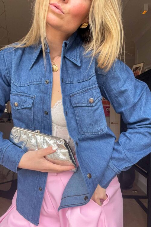 The 70s Denim Dream Blouse Jacket