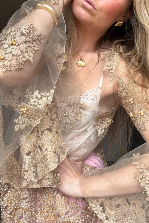 The Golden Mirage Blouse