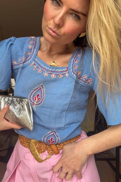 The Blue Indian Summer Blouse