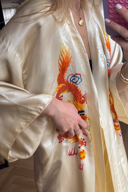 The Handmade Silk Kaftan Kimono